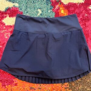 NWOT - Baleaf Pleated Navy Blue Running/Athletic Skirt - Size Medium